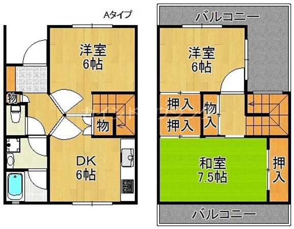 ジュエリーコートの物件間取画像